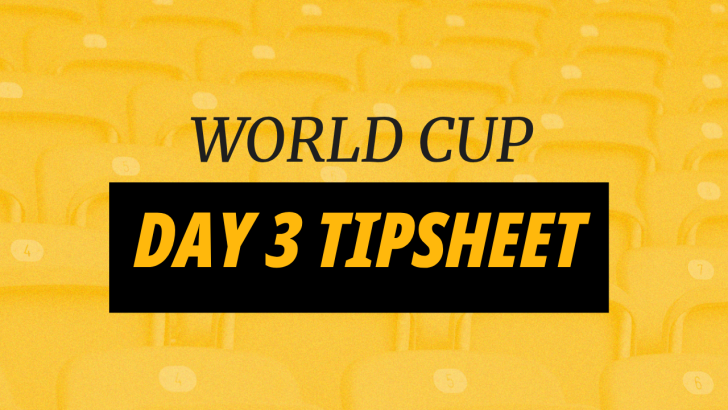 Image for Betfair' Day 3 World Cup Tips